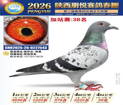 陕西朋悦加站赛38名