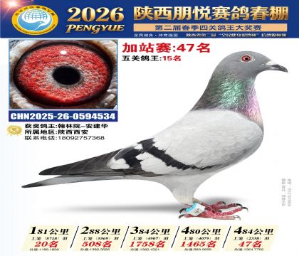陕西朋悦加站赛47名