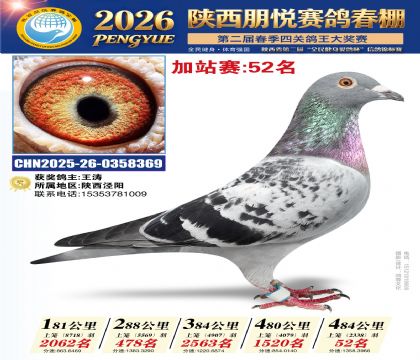 陕西朋悦加站赛52名