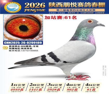 陕西朋悦加站赛61名