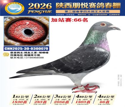 陕西朋悦加站赛66名