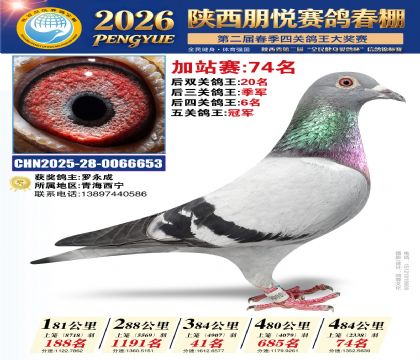 陕西朋悦加站赛74名