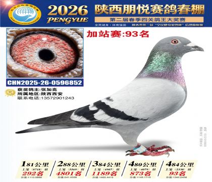 陕西朋悦加站赛93名