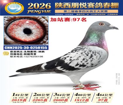 陕西朋悦加站赛97名