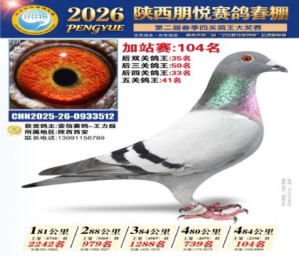 陕西朋悦加站赛104名