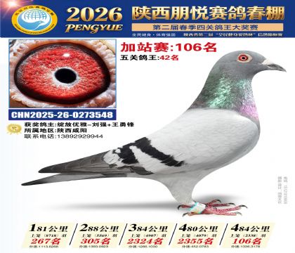 陕西朋悦加站赛106名