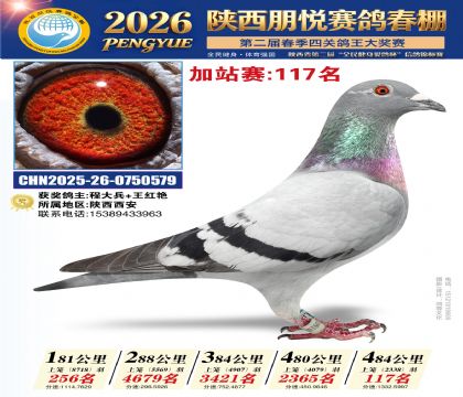 陕西朋悦加站赛117名
