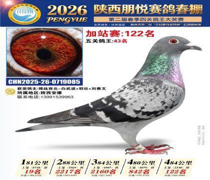 陕西朋悦加站赛122名