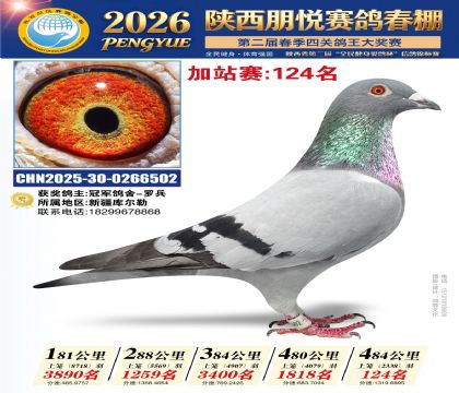 陕西朋悦加站赛124名