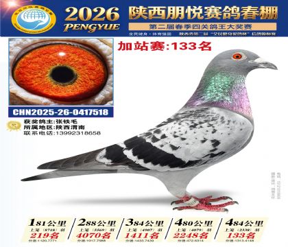 陕西朋悦加站赛133名