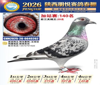 陕西朋悦加站赛140名