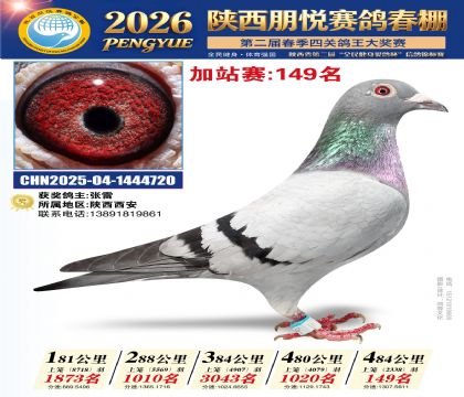 陕西朋悦加站赛149名
