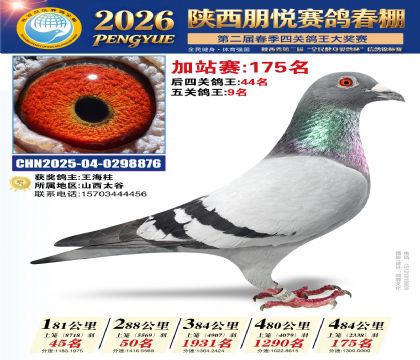 陕西朋悦加站赛175名