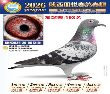 陕西朋悦加站赛193名