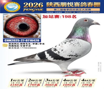 陕西朋悦加站赛198名
