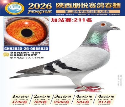 陕西朋悦加站赛211名