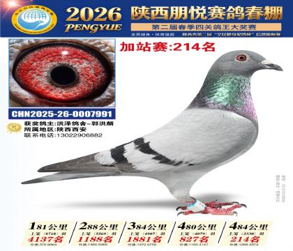 陕西朋悦加站赛214名