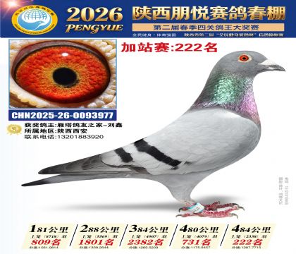 陕西朋悦加站赛222名