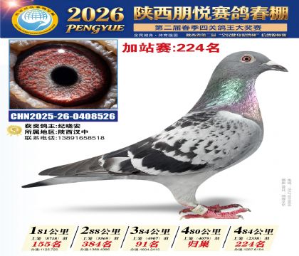 陕西朋悦加站赛224名