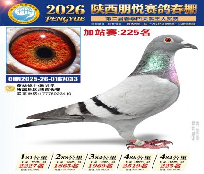 陕西朋悦加站赛225名