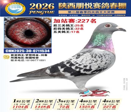 陕西朋悦加站赛227名