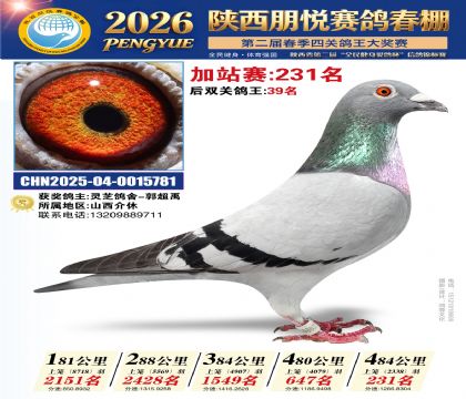 陕西朋悦加站赛231名