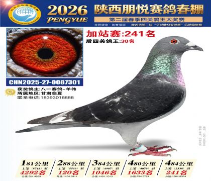 陕西朋悦加站赛241名