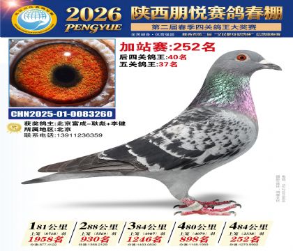 陕西朋悦加站赛252名