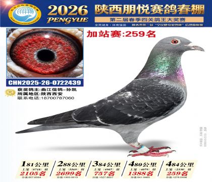 陕西朋悦加站赛259名