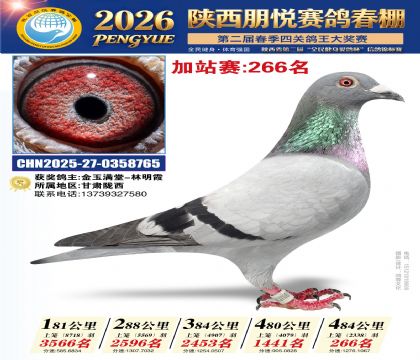 陕西朋悦加站赛266名