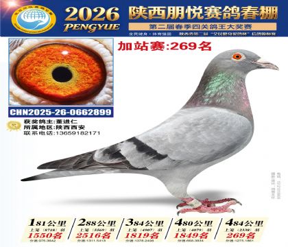 陕西朋悦加站赛269名