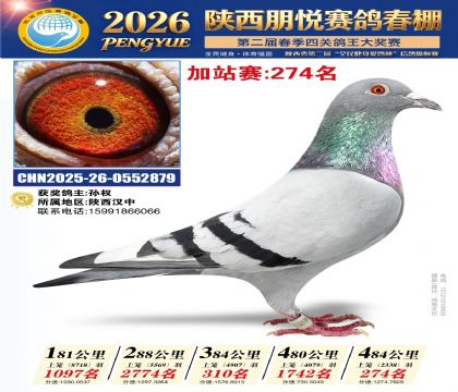 陕西朋悦加站赛274名