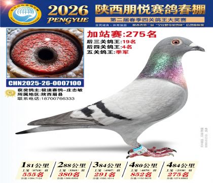 陕西朋悦加站赛275名