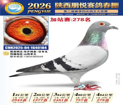 陕西朋悦加站赛278名