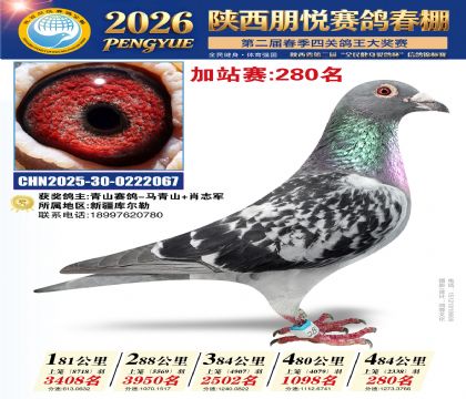 陕西朋悦加站赛280名