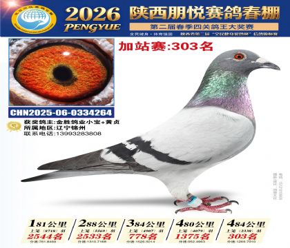 陕西朋悦加站赛303名