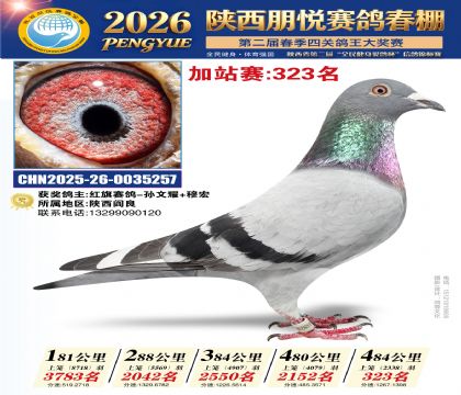 陕西朋悦加站赛323名