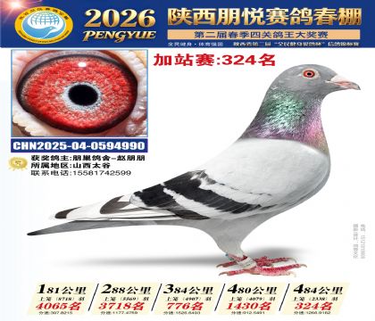 陕西朋悦加站赛324名