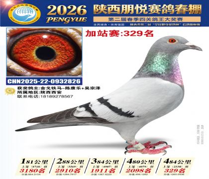 陕西朋悦加站赛329名