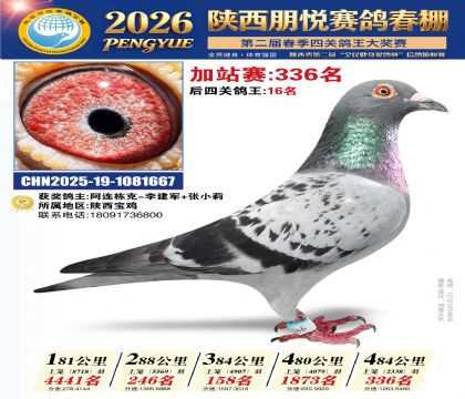 陕西朋悦加站赛336名
