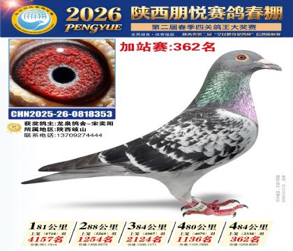 陕西朋悦加站赛362名