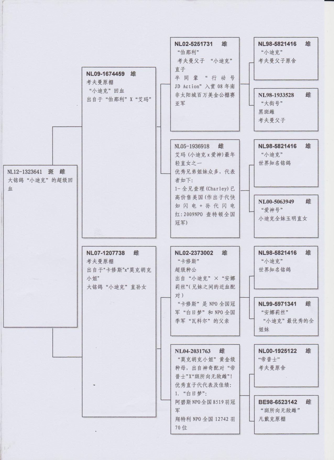 血統書翻譯