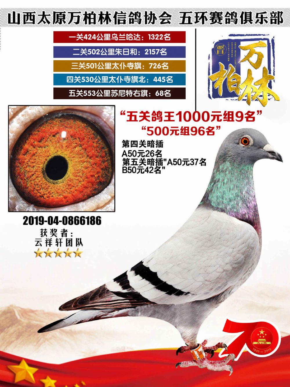 万柏林1000元组9名