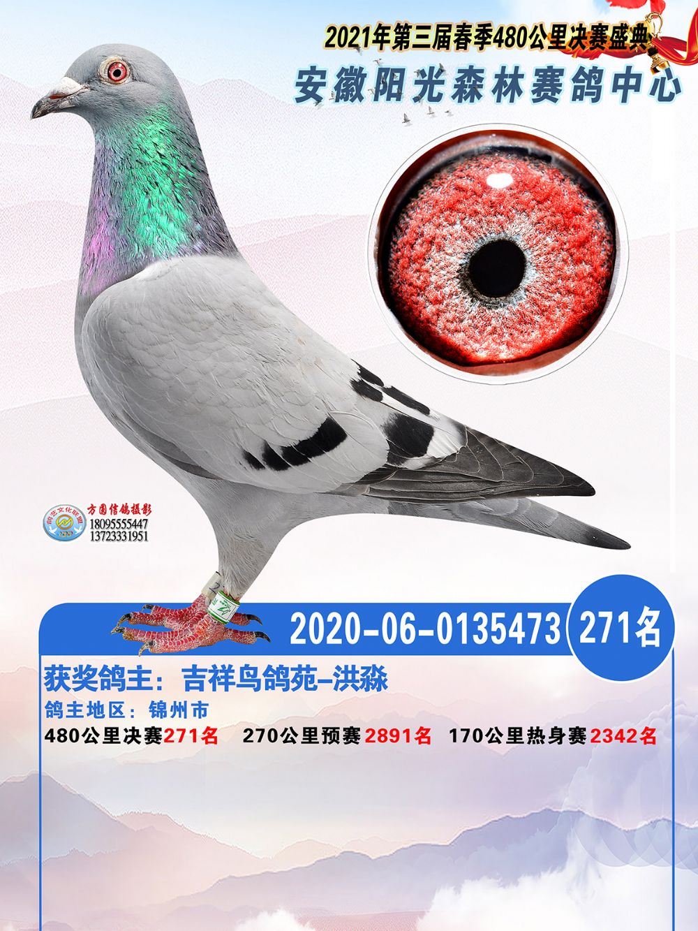 安徽阳光森林公棚2021年春决赛201300名