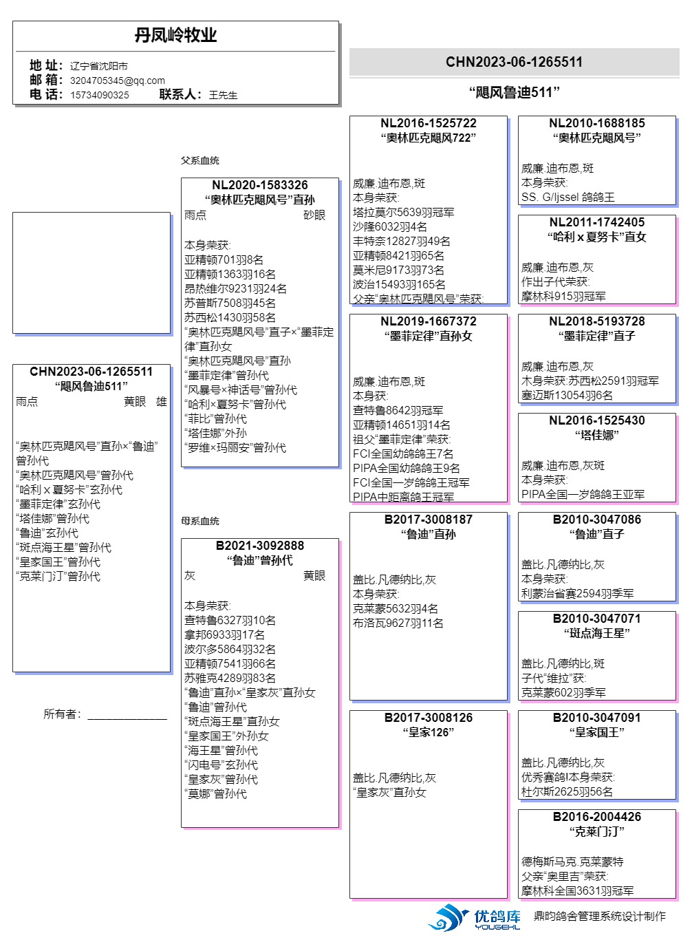 名扬文化精英育种中心 - 中信网铭鸽展厅