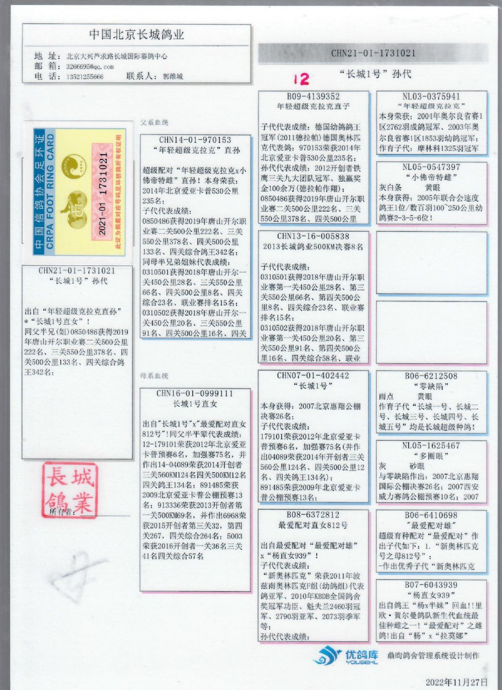 信鸽足环号查询搜鸽网图片