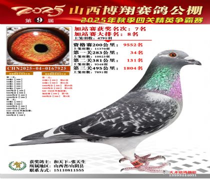 山西博翔加站赛7名