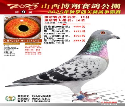 山西博翔加站赛12名