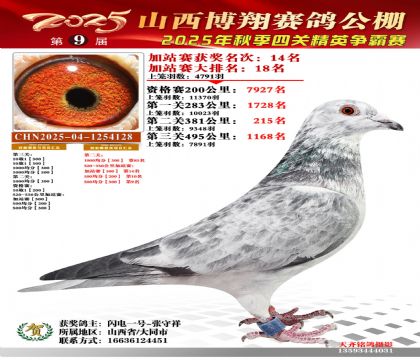 山西博翔加站赛14名