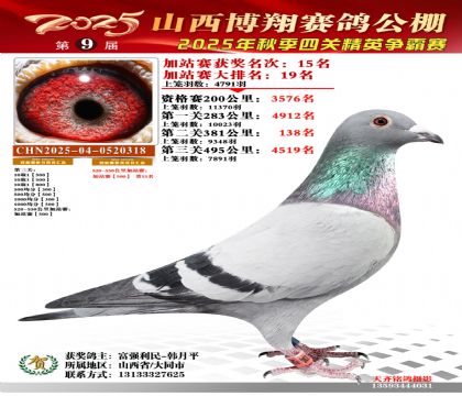 山西博翔加站赛15名